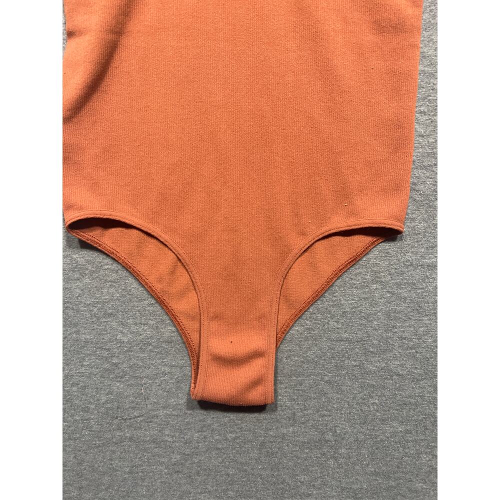 Free People Intimately Move Along Bodysuit Ribbed Size XS/S Color Paprika - Picture 5 of 8
